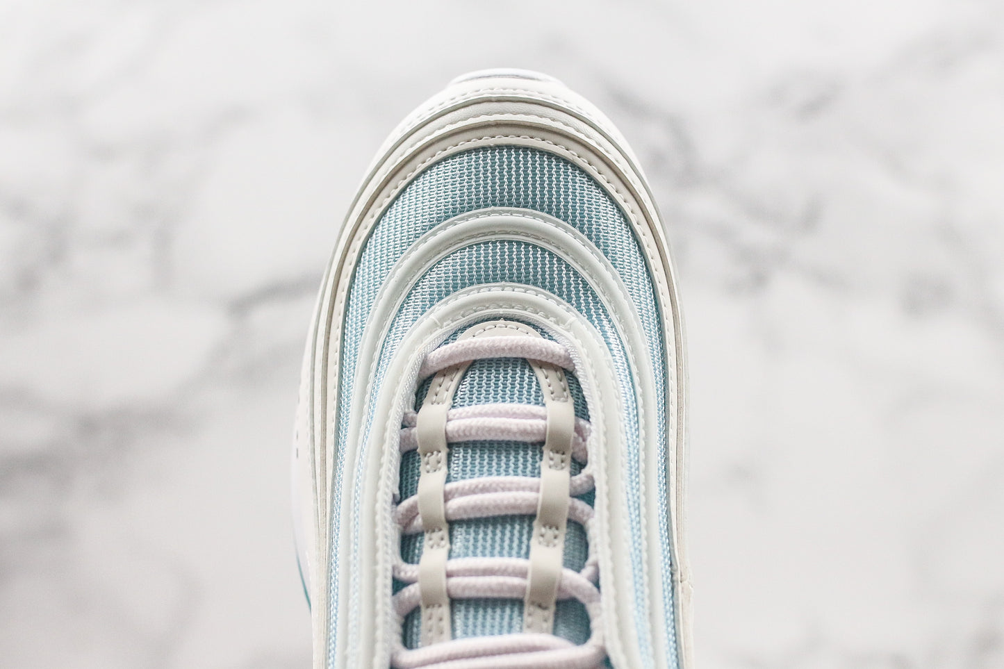 Nike Air Max 97 MSCHF x INRI Jesus Shoes Blue Tint