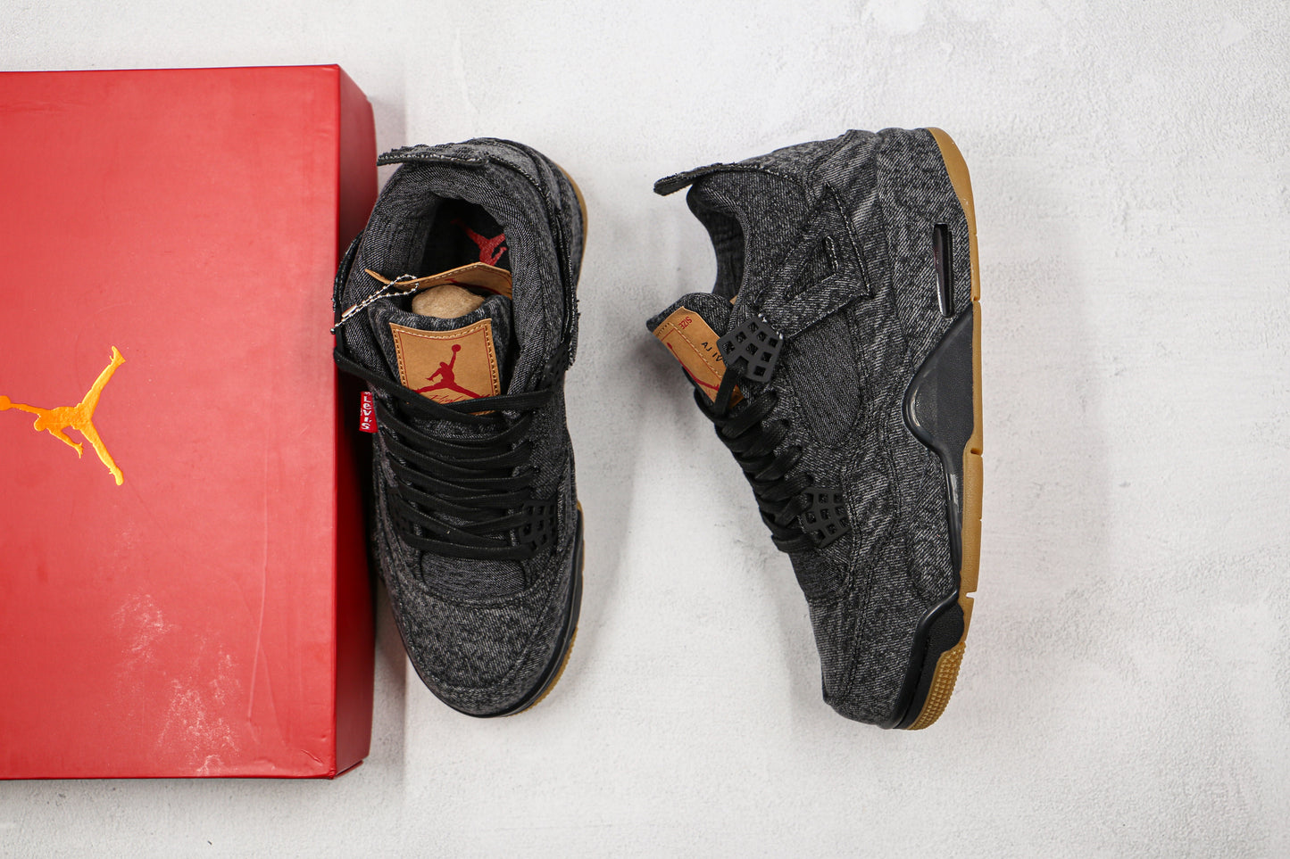 Air Jordan 4 Levis Black Denim