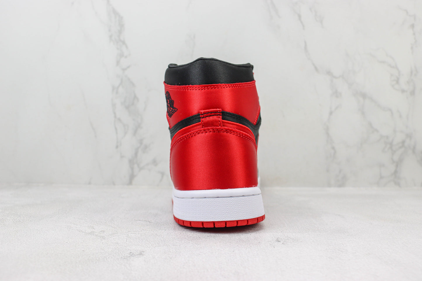 Air Jordan 1 High Satin Black Red