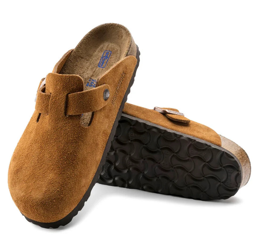 Birkenstock Slippers Seude Coffee Orange