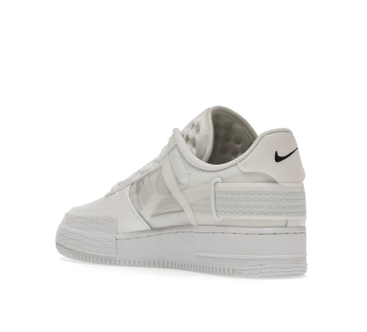 Nike Air Force 1 Triple White Deconstructed