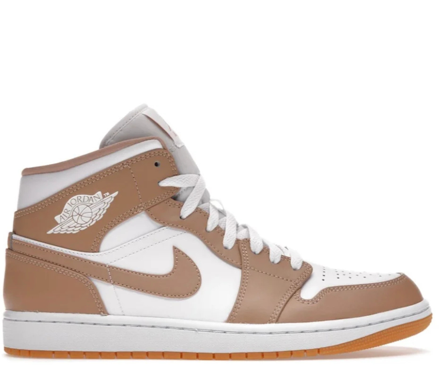 Air Jordan 1 Mid Tan Gum