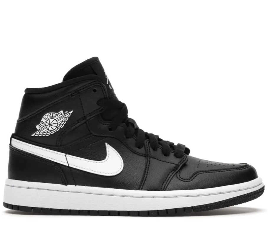 Air Jordan 1 Mid Black White