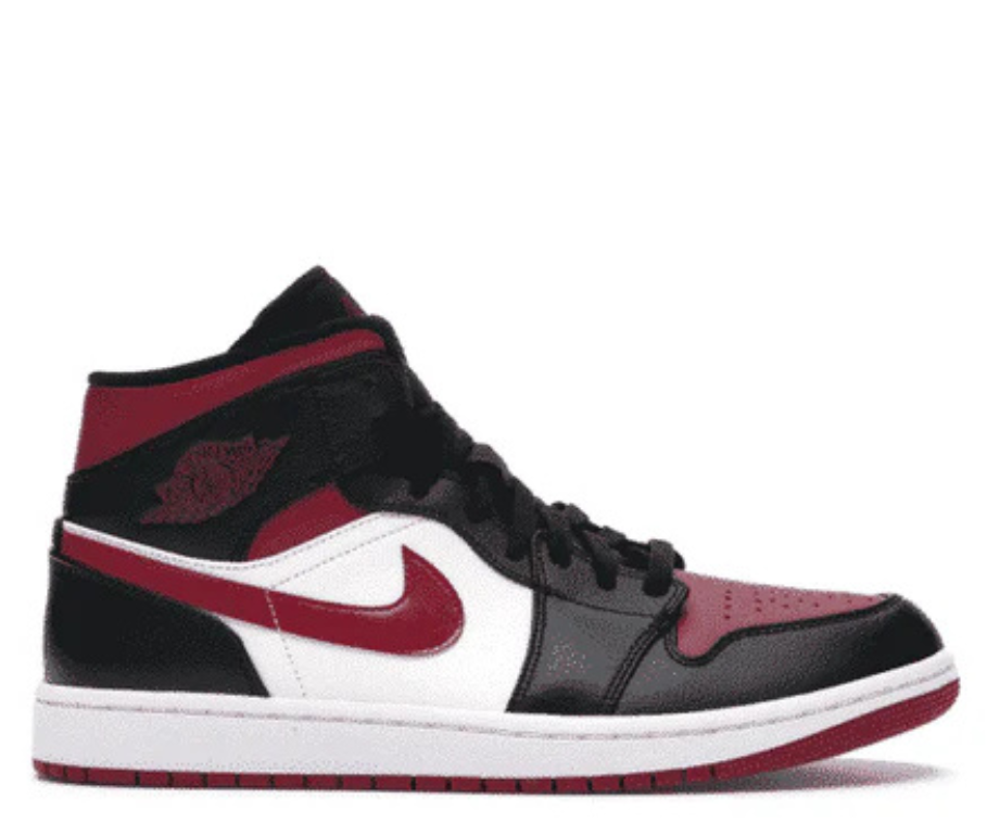 Air Jordan 1 Mid Bred Toe