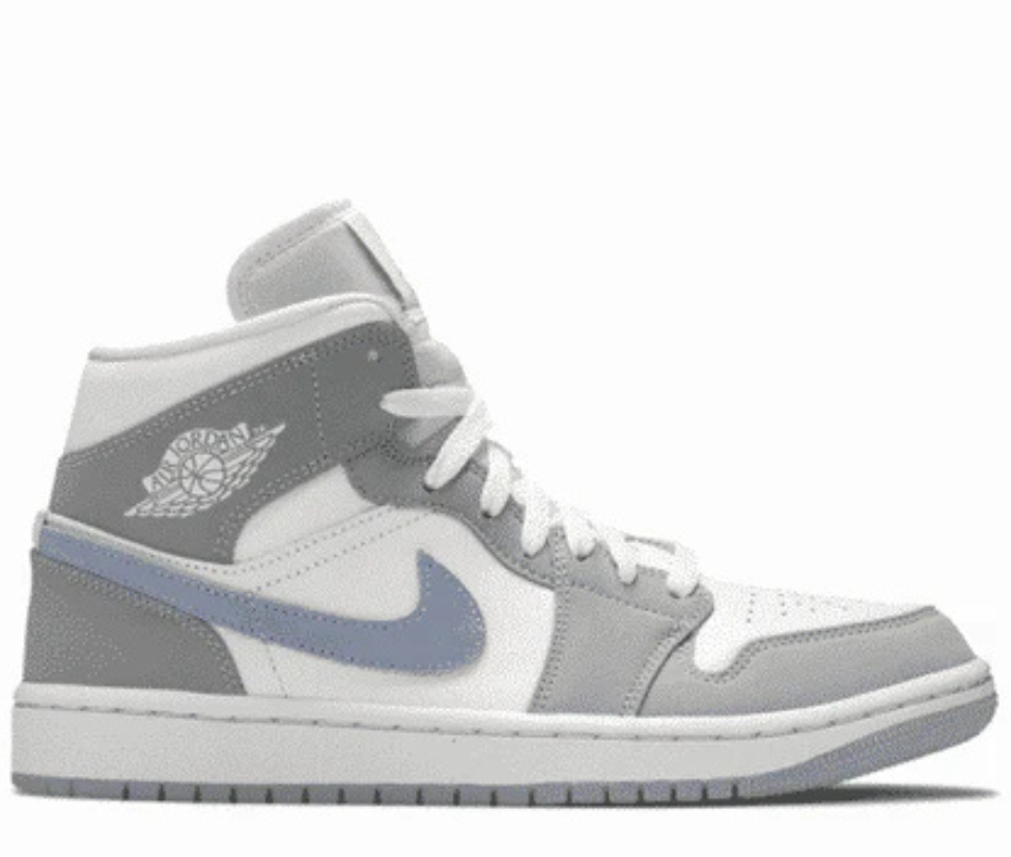Air Jordan 1 Mid Grey Blue