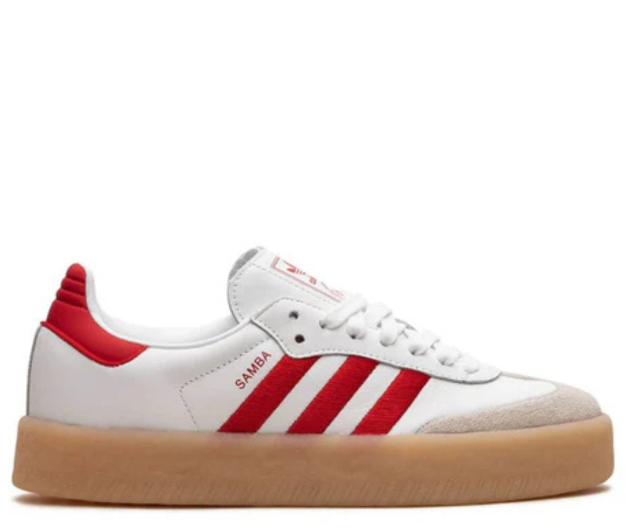 Adidas Samba Platform White Red