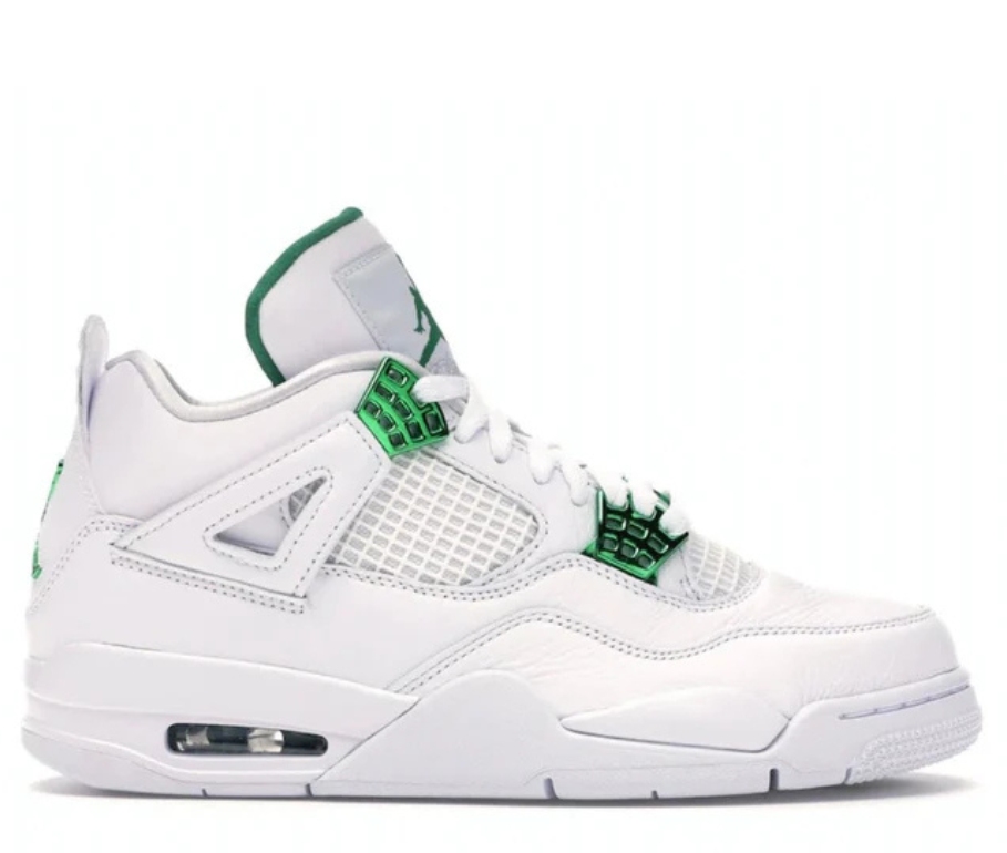 Air Jordan 4 Retro Metallic Green