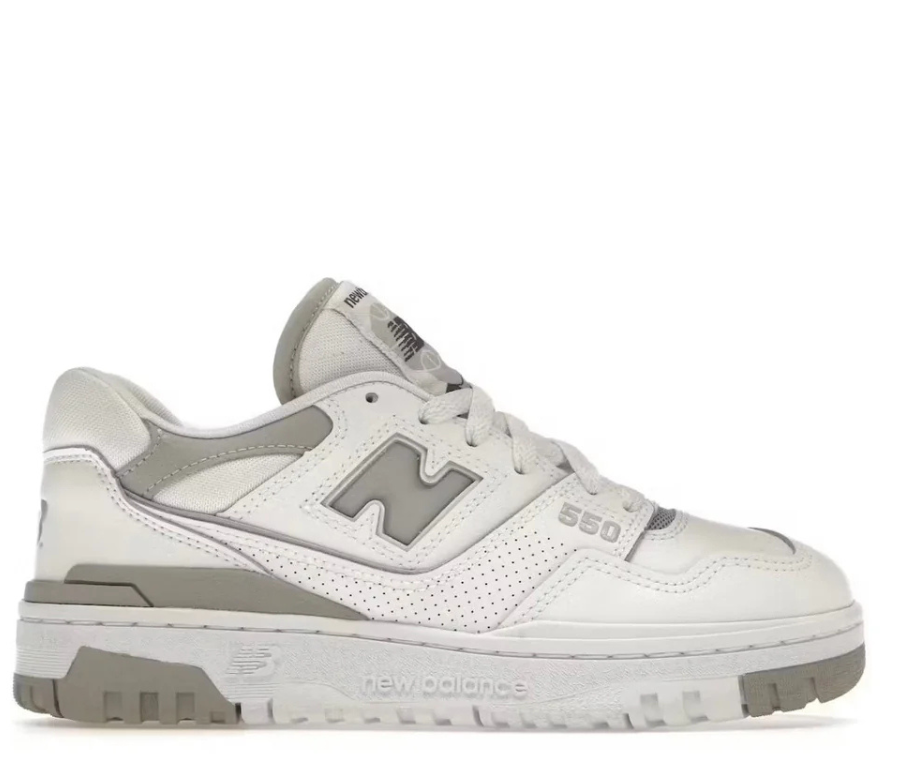 New Balance 550 light white grey