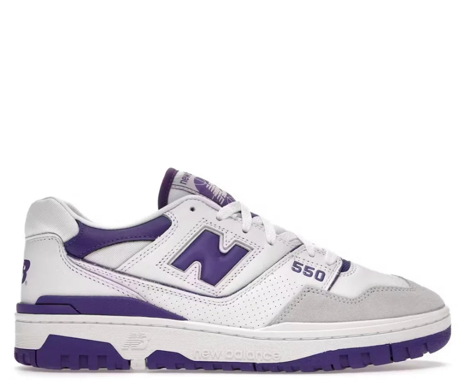 New Balance 550 White Purple