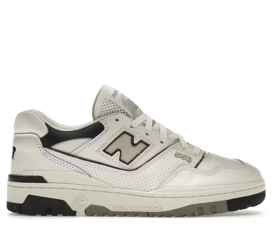 New Balance 550 white grey black