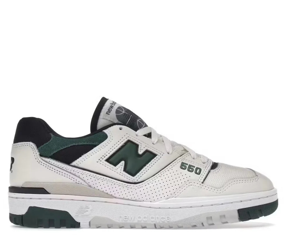 New Balance 550 White Green Black