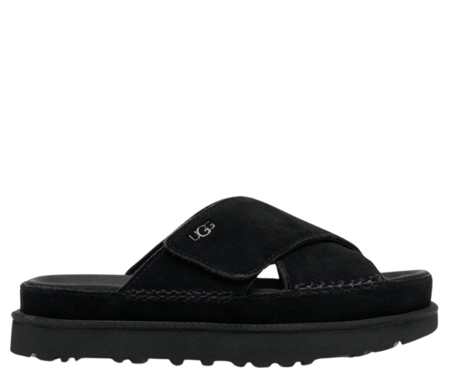 UGG Goldenstar Cross slides Black