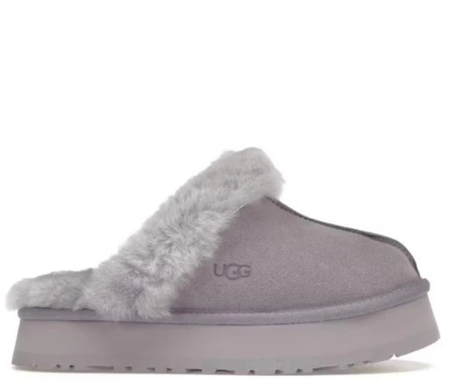 Ugg Disquette Shearling Platform Slippers