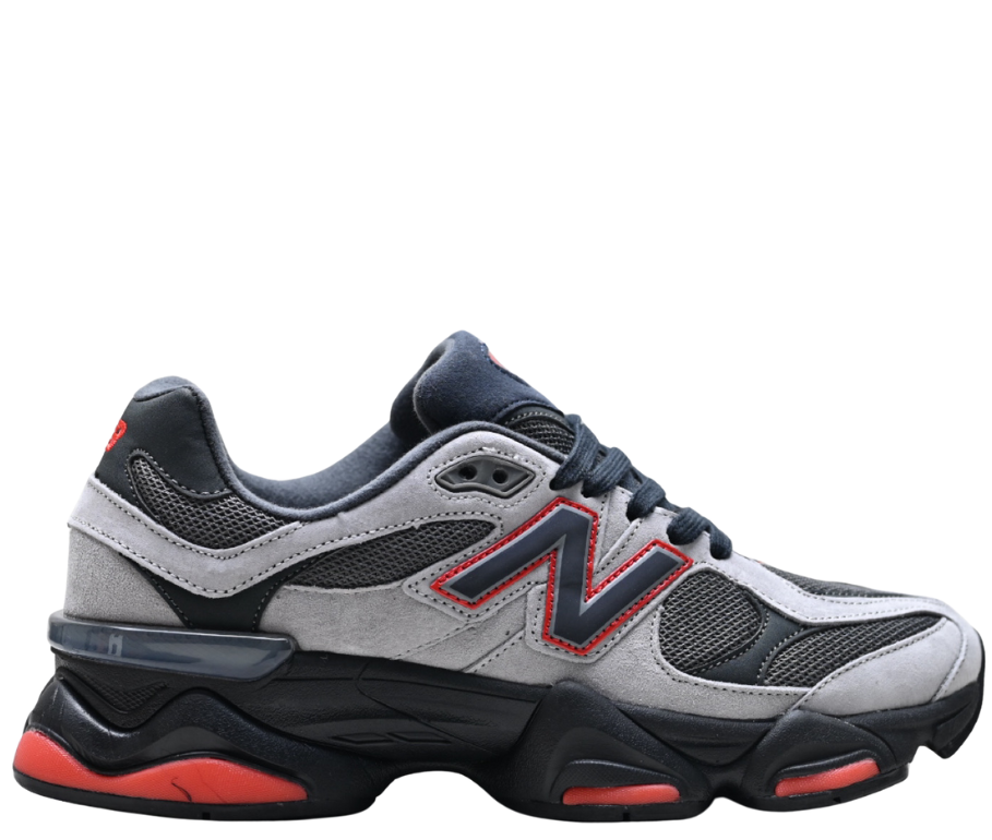 New Balance 9060 Grey Black Red
