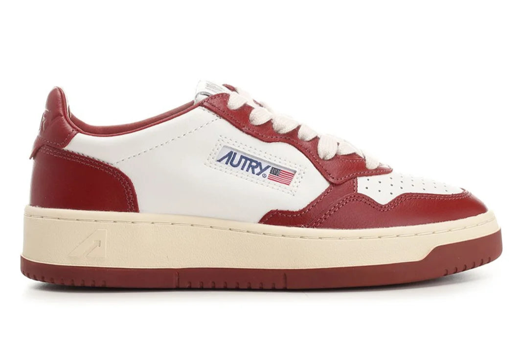 Autry Medalist Low-Top Sneakers Red