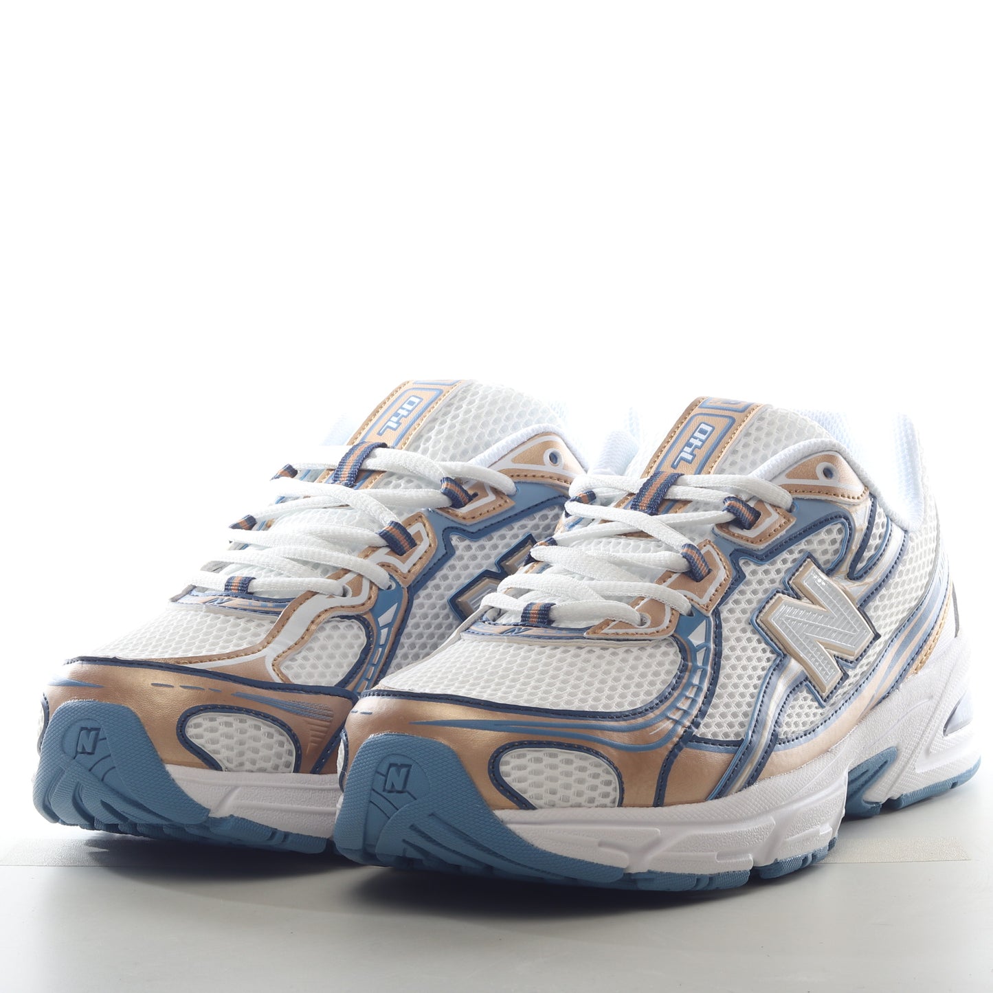 New Balance 740 Grey Blue Outline