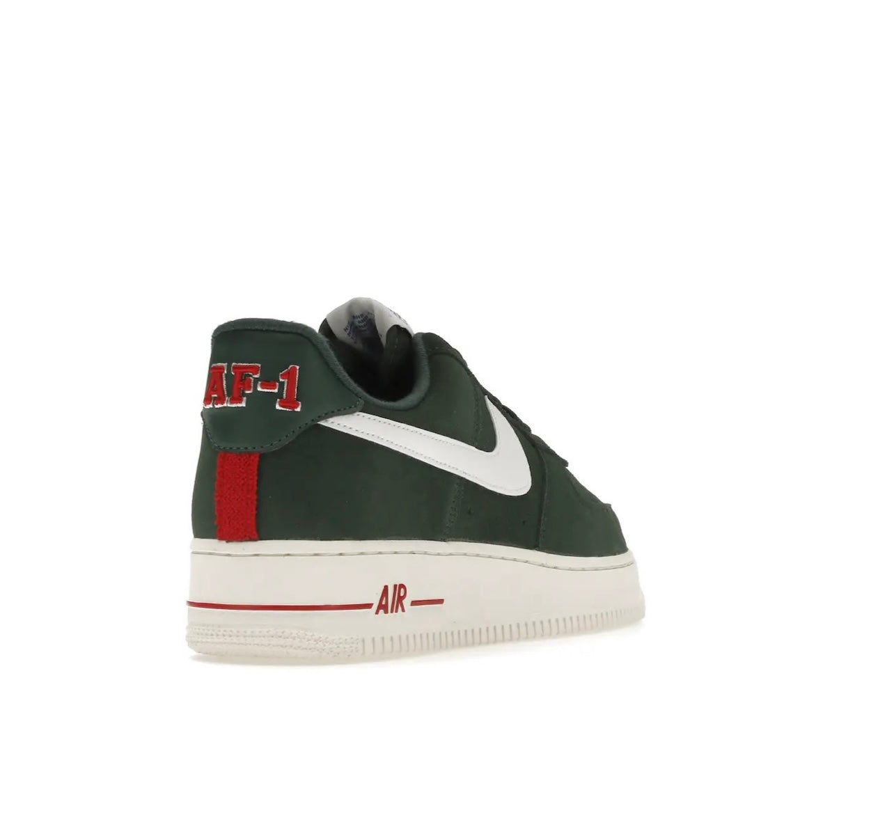Nike Air Force 1 Dark Green White Red