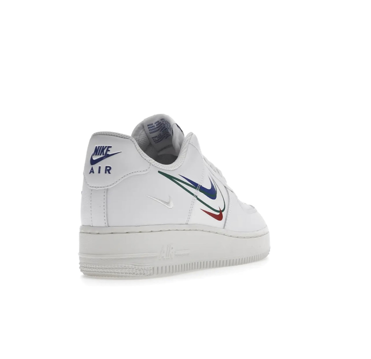 Nike Air Force 1 White Multi Mini Swoosh
