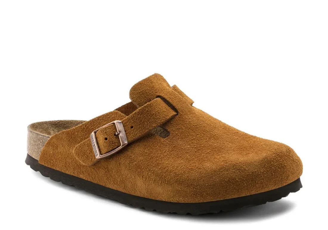 Birkenstock Slippers Seude Coffee Orange