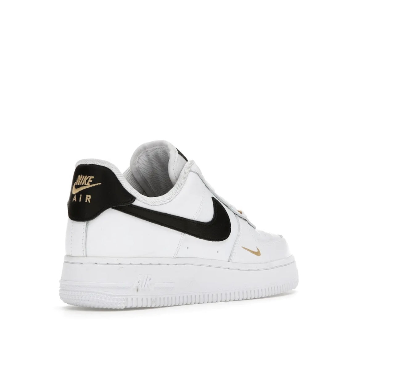 Nike Air Force 1 White Black Mini Swoosh