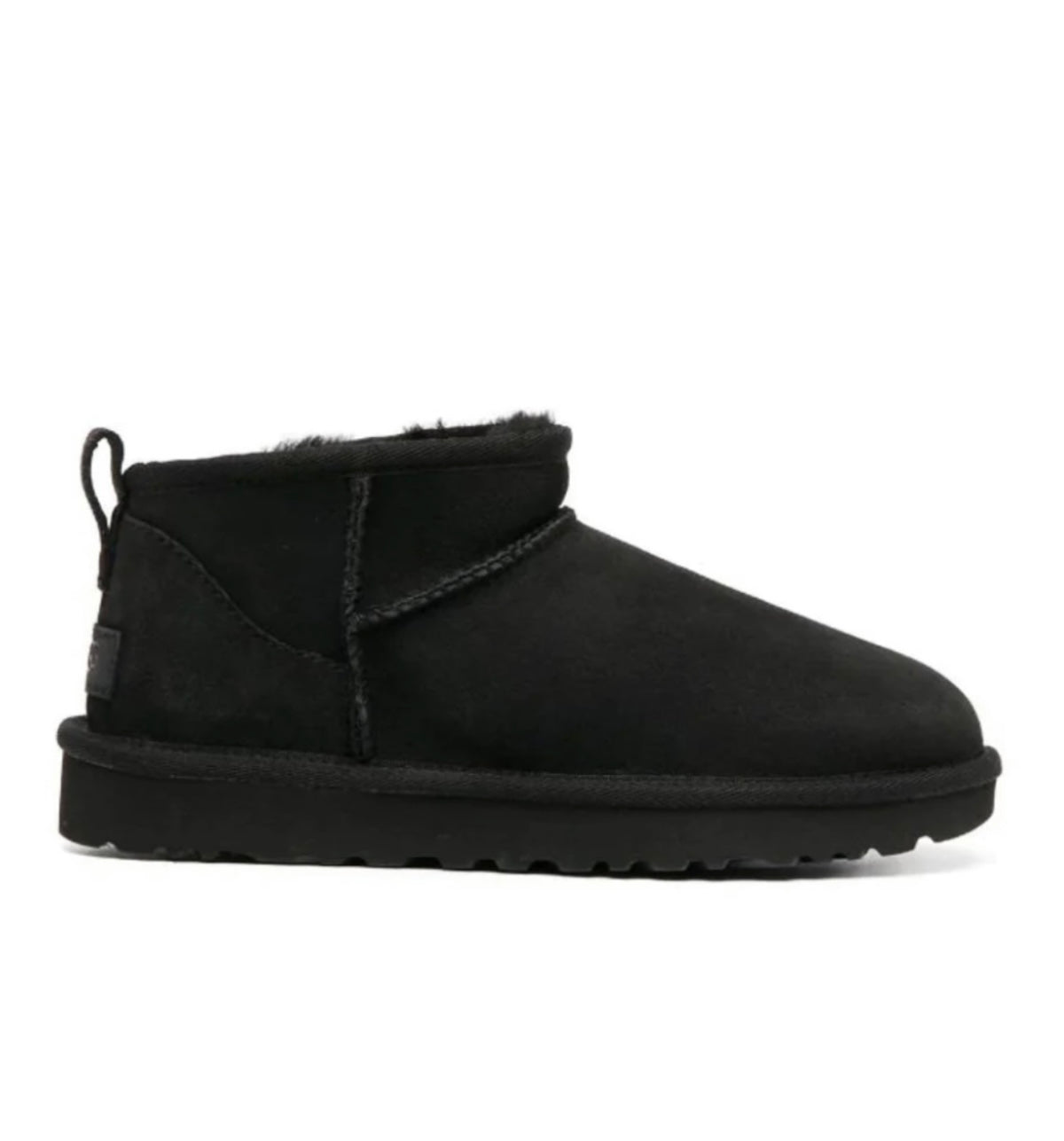 Ugg classic ultra mini ankle boots black