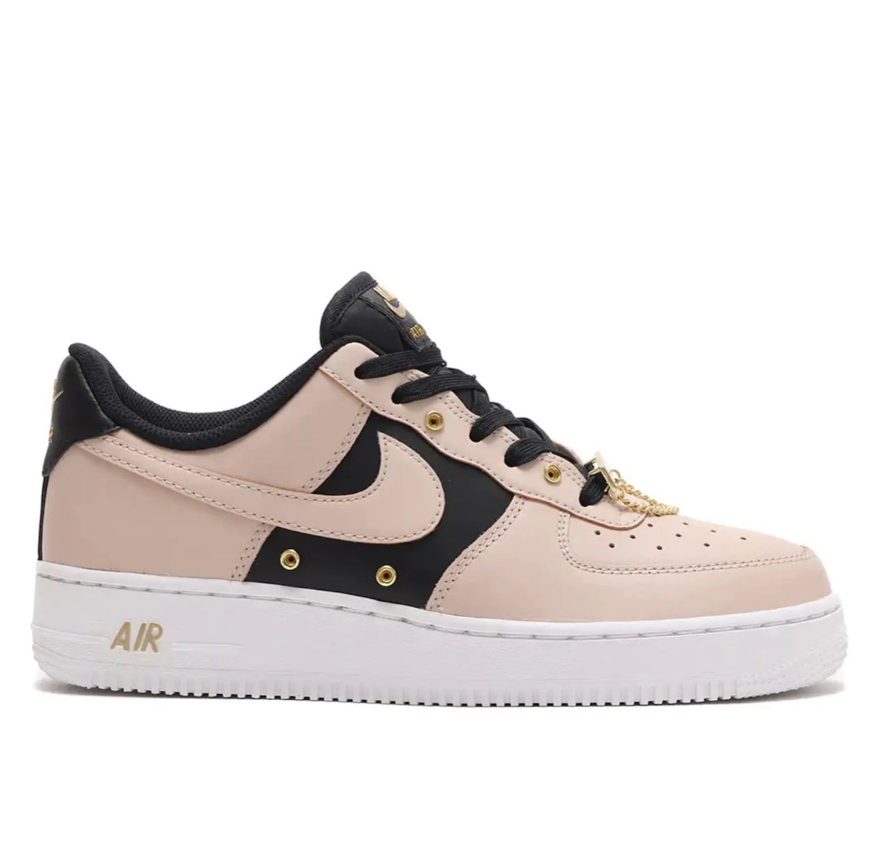 Nike Air Force 1 '07 Fade Pink Gold Chain