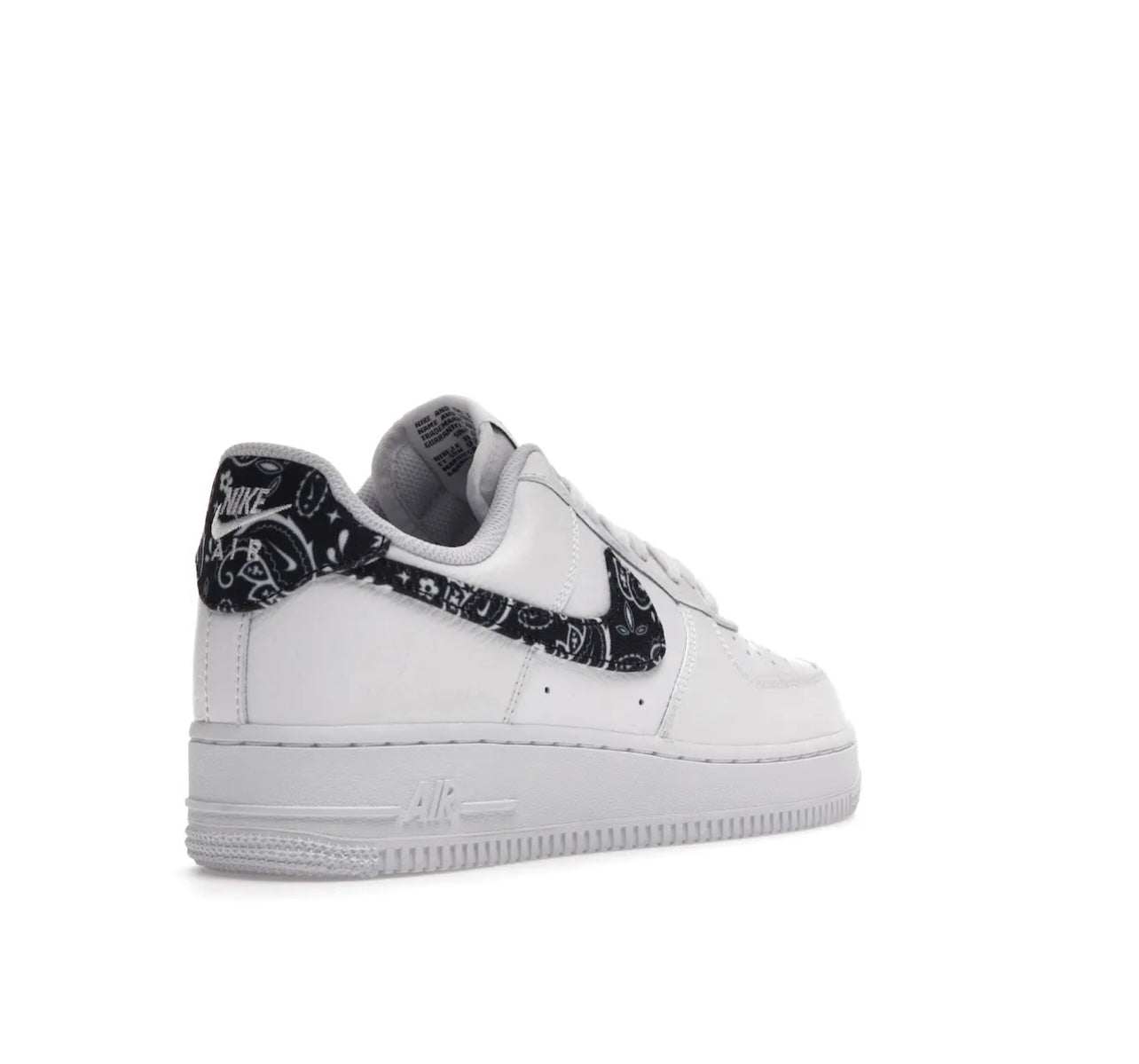 Nike Air Force 1 White Black Snakeskin Swoosh