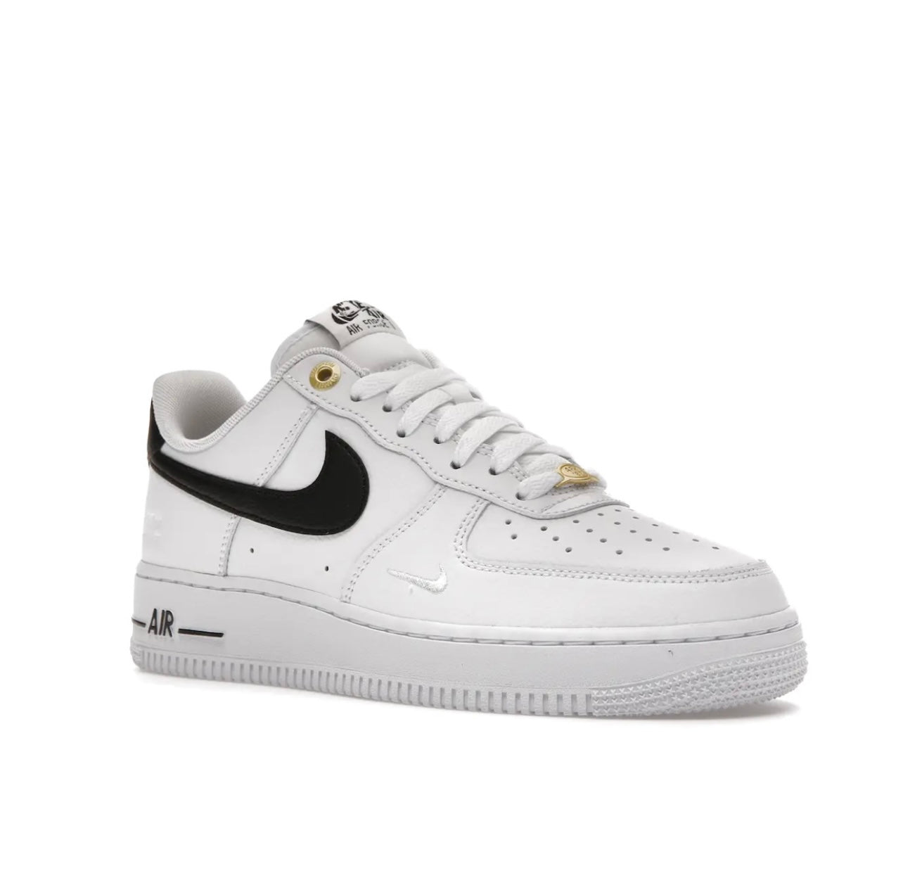 Nike Air Force 1 White Black Mini Light Swoosh