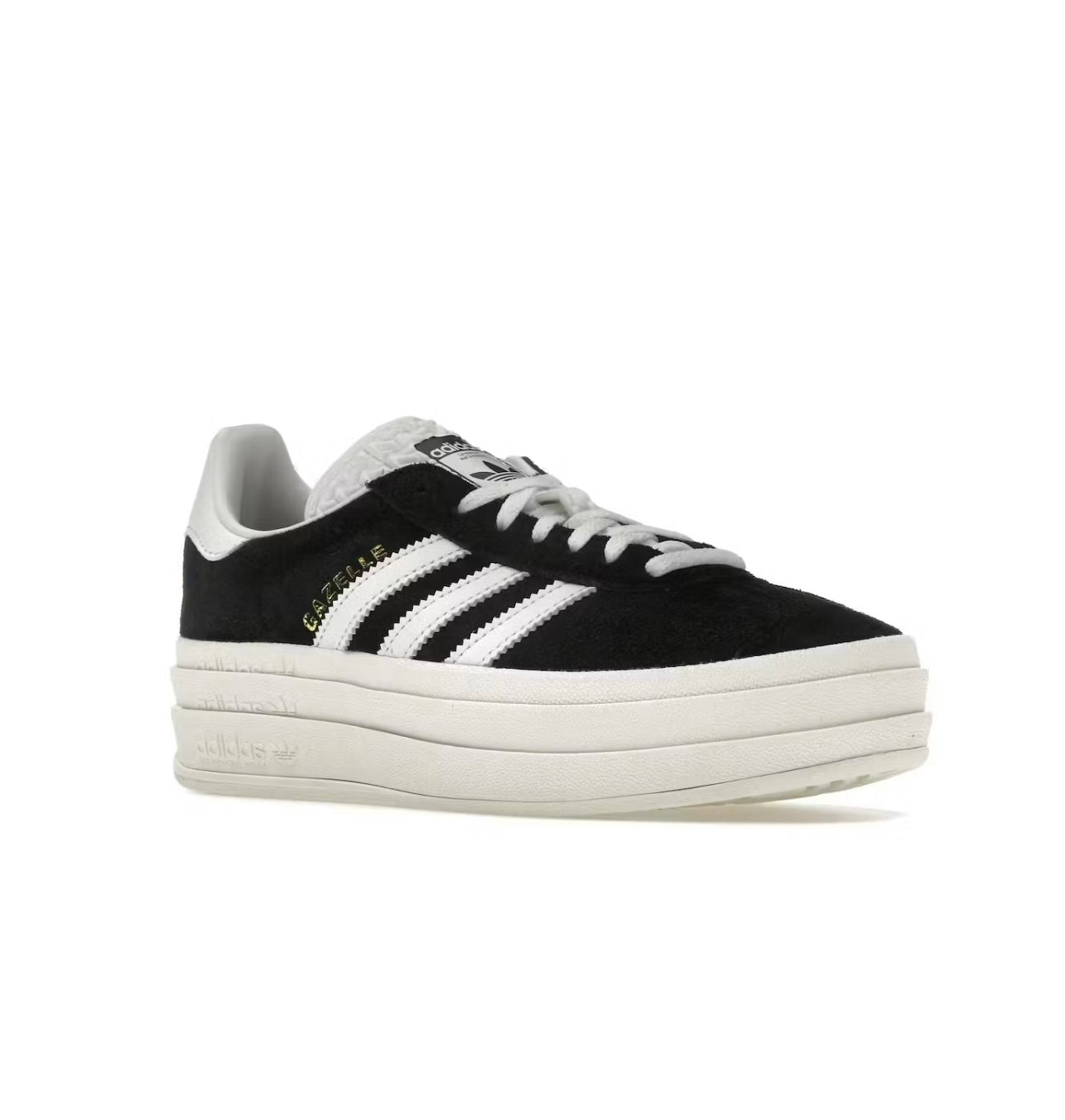 Adidas gazelle black platform