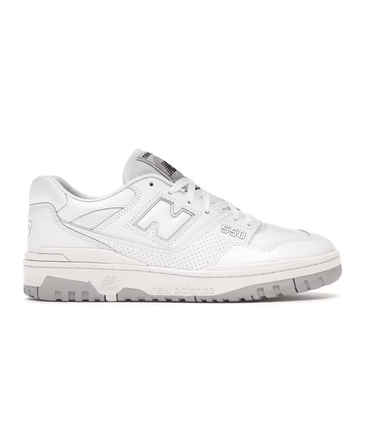 New Balance 550 Double White Grey