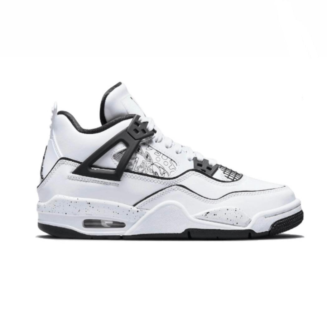 Air Jordan 4 White Diy