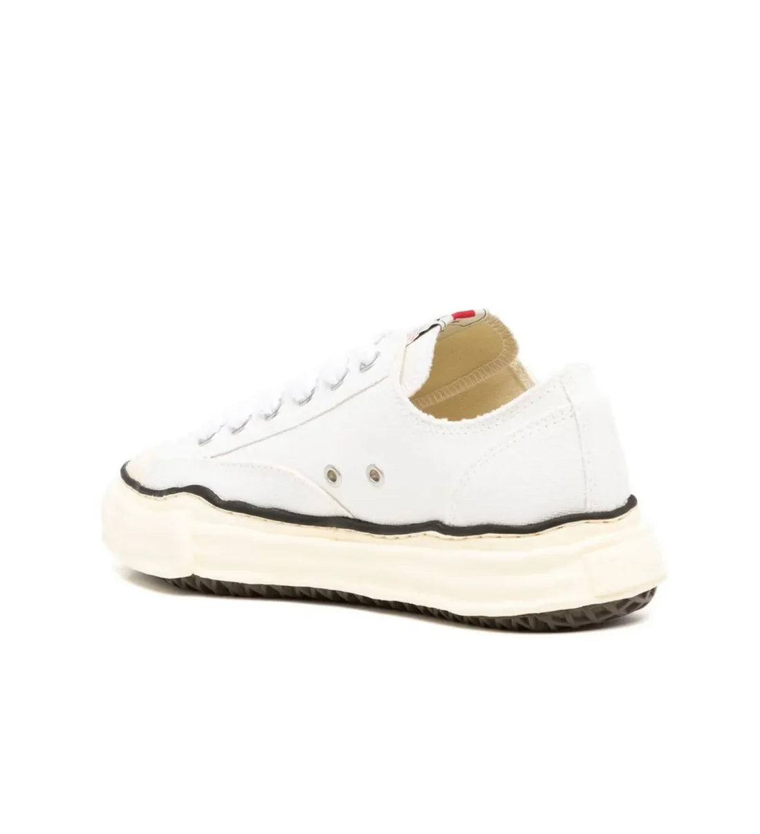 Maison Mihara White Beige Black
