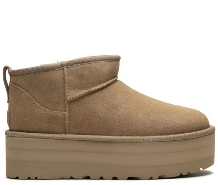 Ugg Classic Ultra Mini Platform 50Mm "Mustard Seed" Boots