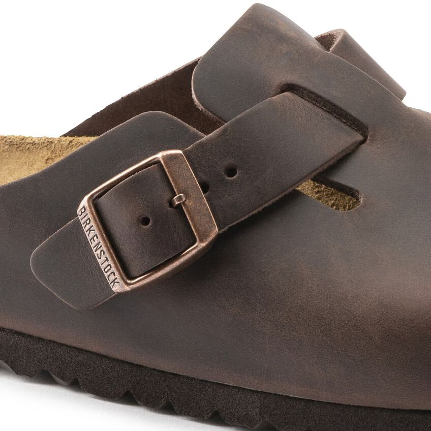 Birkenstock Slippers Oiled Leather Habana