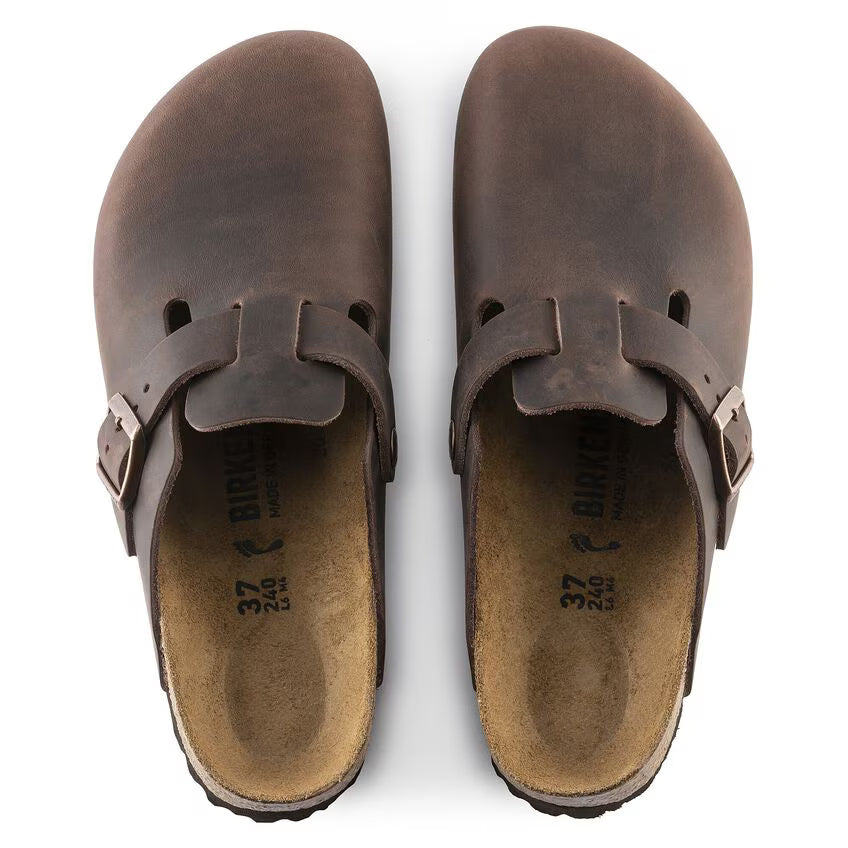 Birkenstock Slippers Oiled Leather Habana