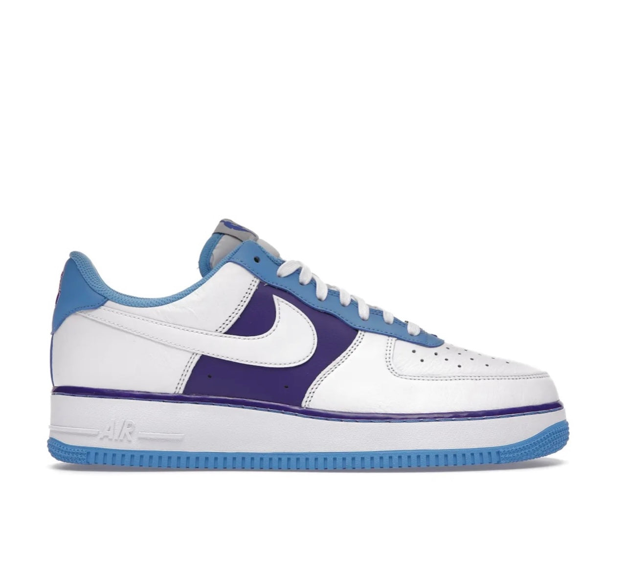 Nike Air Force 1 White Blue Purple