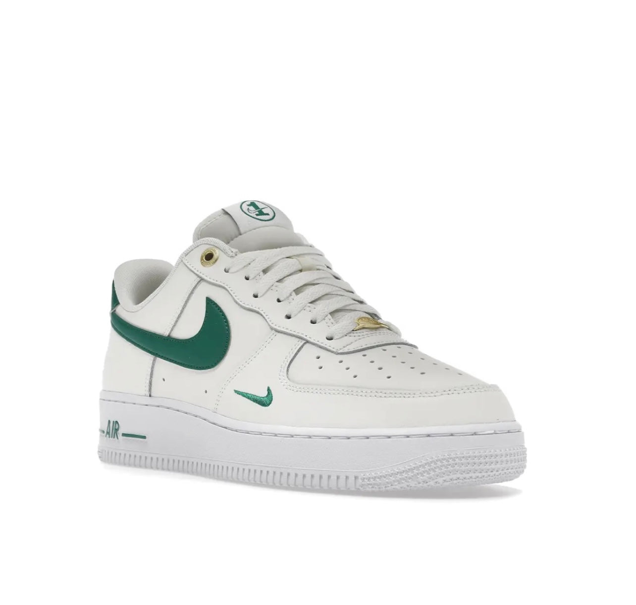 Nike Air Force 1 White Green Mini Swoosh