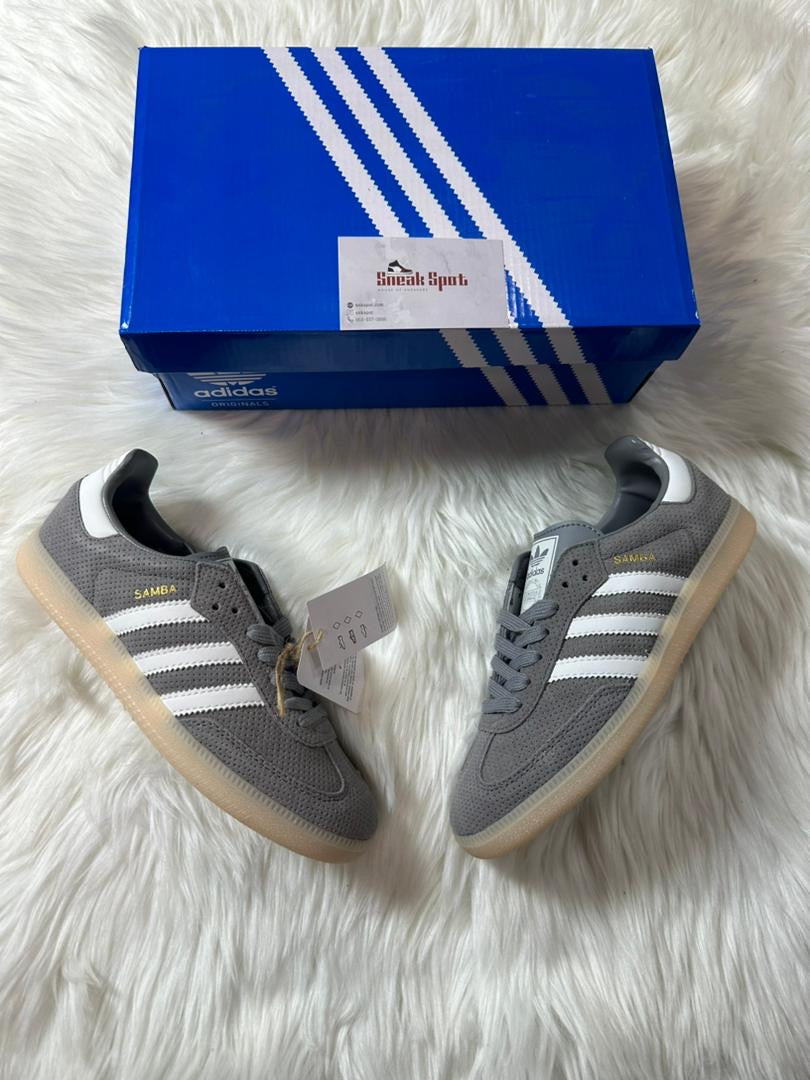Adidas Samba OG "Grey Bliss Orange"