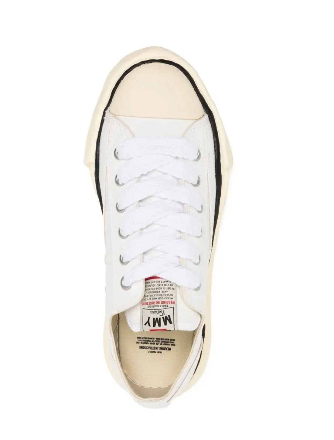 Maison Mihara White Beige Black