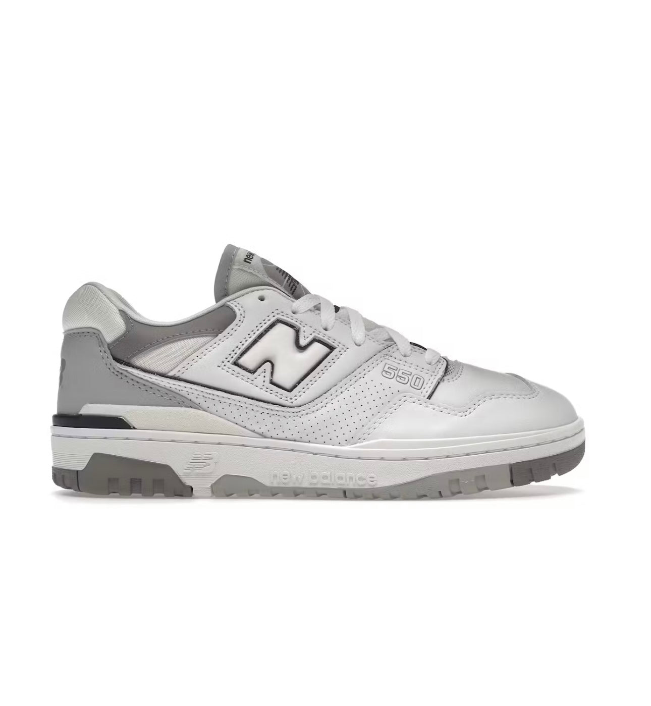 New Balance 550 bright white grey