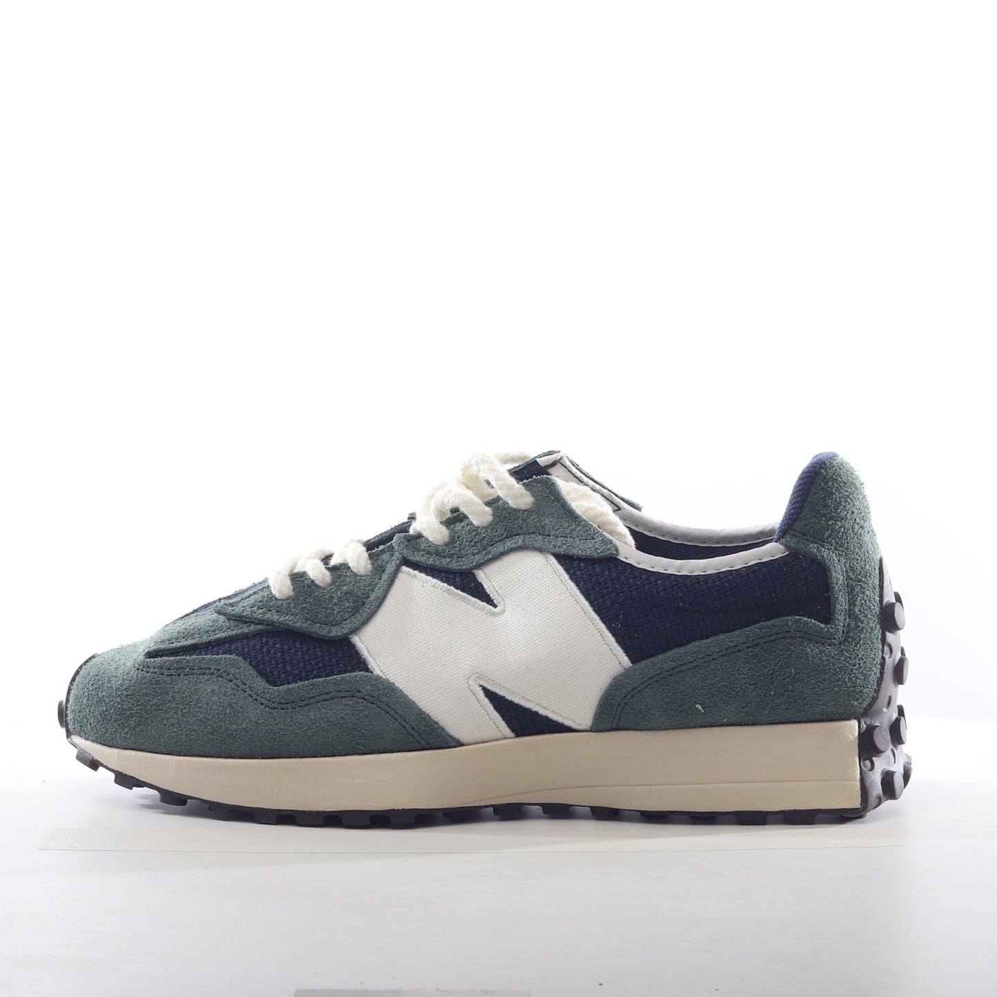New Balance 327 Green Suede
