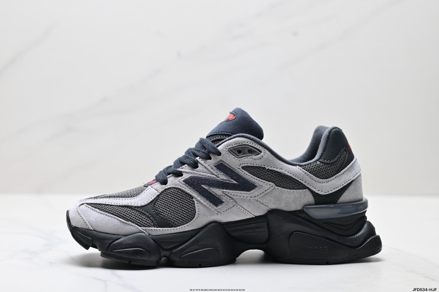 New Balance 9060 Grey Black Red