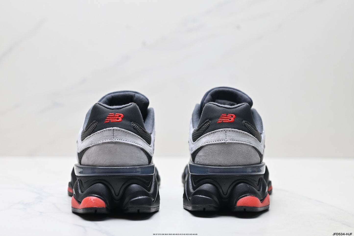 New Balance 9060 Grey Black Red