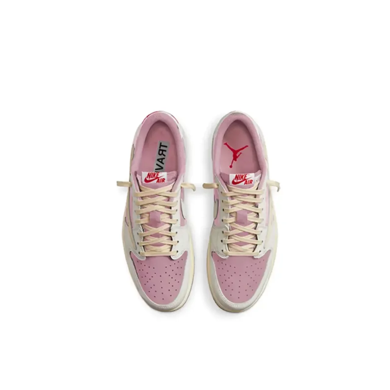 Air Jordan 1 Low Travis Scott OG Sail And Shy Pink Leather