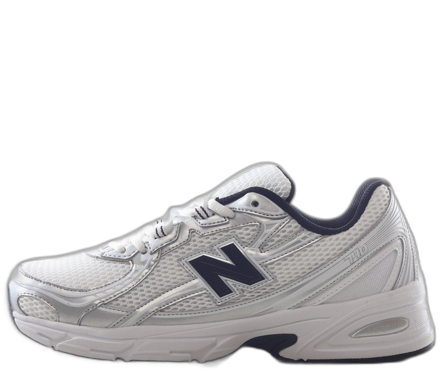 New Balance 740 White Navy Classic