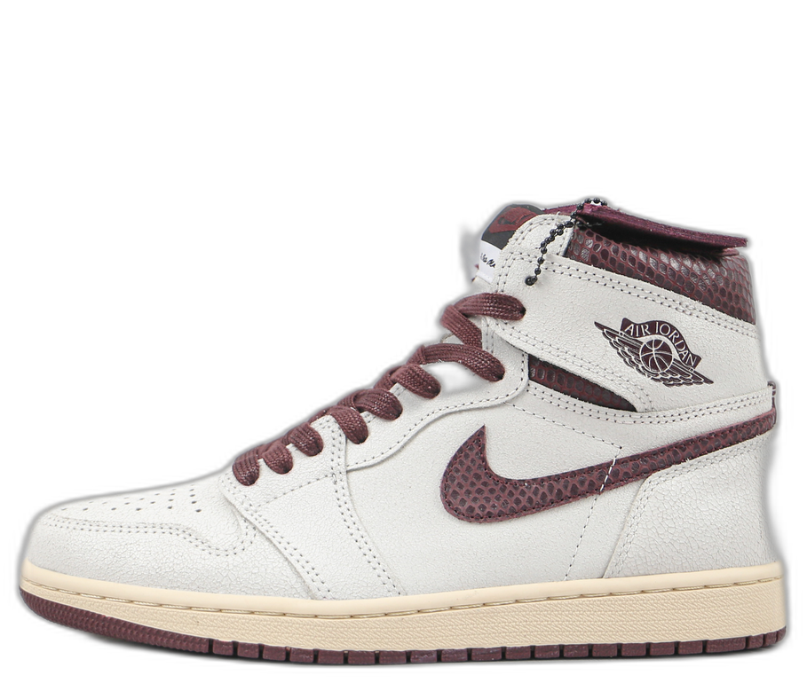 Air Jordan 1 High A Ma Maniere Burgundy Snakeskin