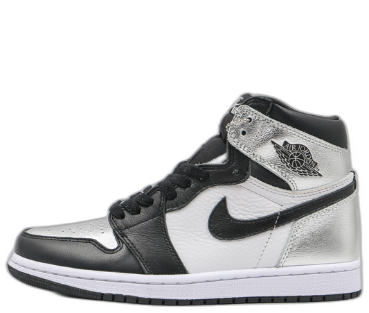 Air Jordan 1 High Black Silver