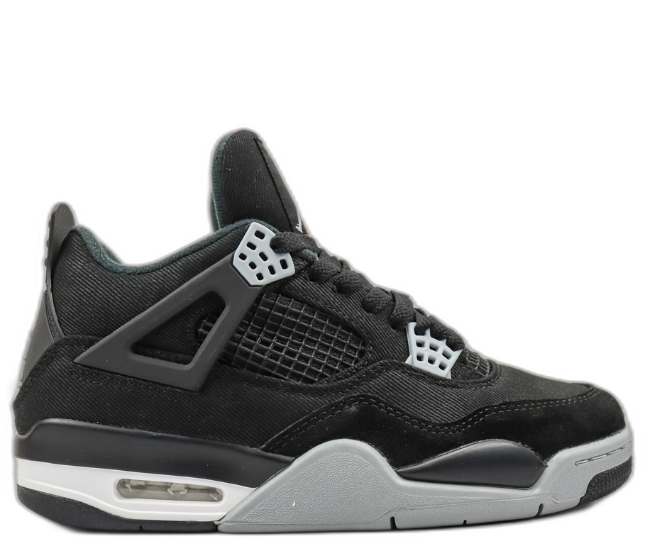 Air Jordan 4 Black Canvas