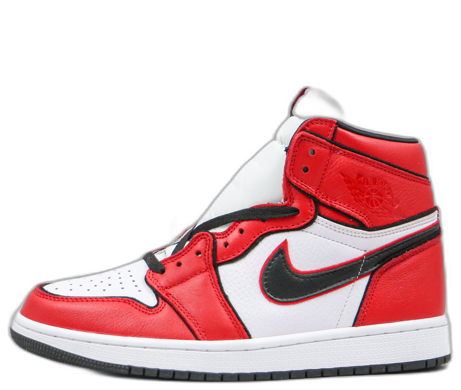 Air Jordan 1 High Red Black Outline