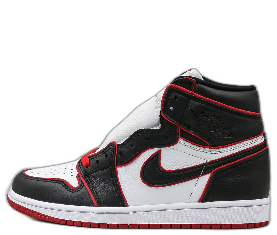 Air Jordan 1 High Black Red Outline